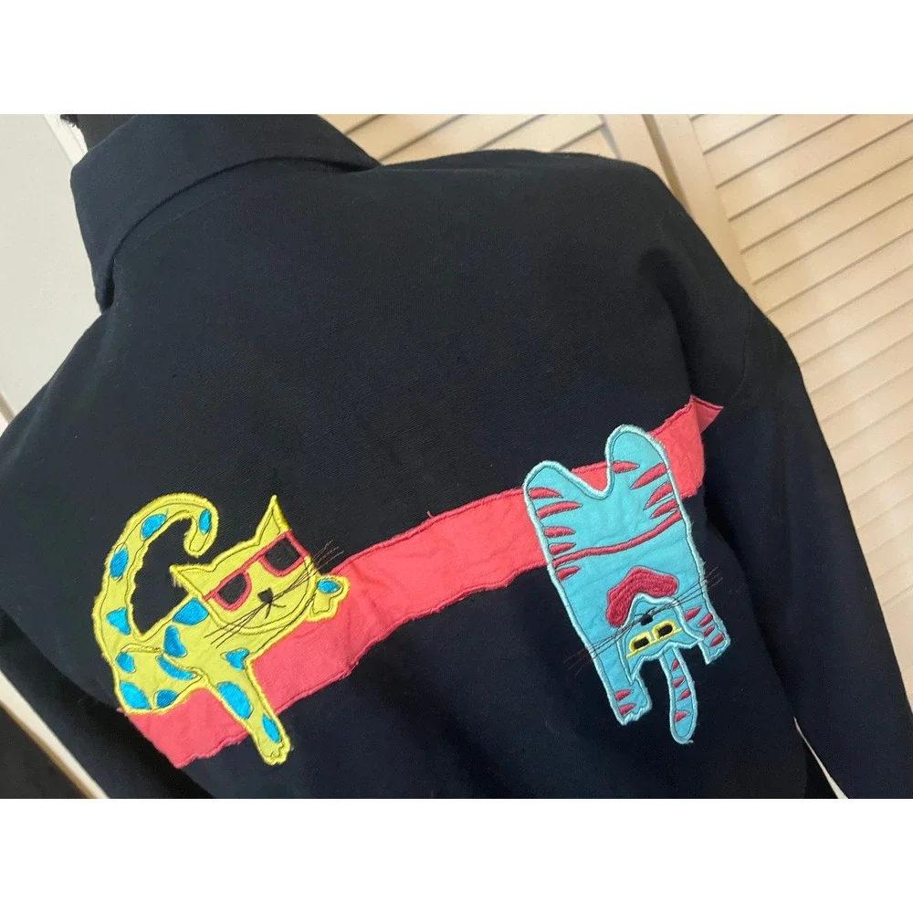 Vintage Keren Hart? Cat Jacket
Womens Applique Embroidered
Multi Karen‎ Cats - Picture 7 of 8